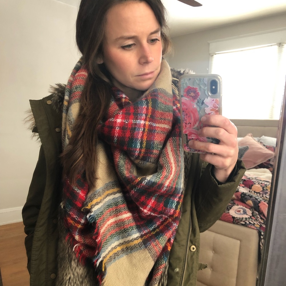 Boutique Plaid Scarf